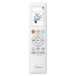 Инверторен стенен климатик с изкуствен интелект Midea Solstice EZ-09RD6-I - Бял