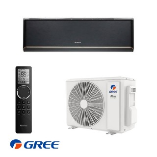 Инверторен климатик Gree Airy GWH09AVCXB-K6DNA1B - черен