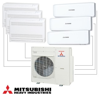 Външно тяло на мултисплит система Mitsubishi Heavy Industries SCM125ZM-S